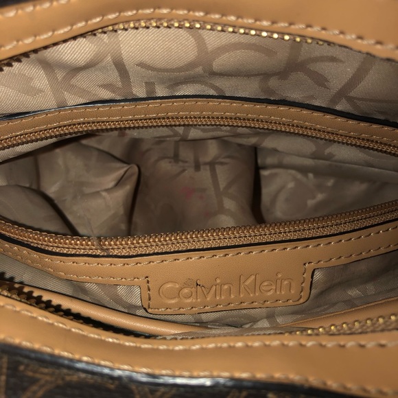 🔘 CALVIN KLEIN 🔘 Monogram Shoulder Bag Handbag - Picture 7 of 8